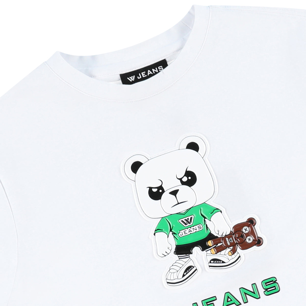 חולצת טי שרט W JEANS דובי מחזיק בובת דובי לילדים