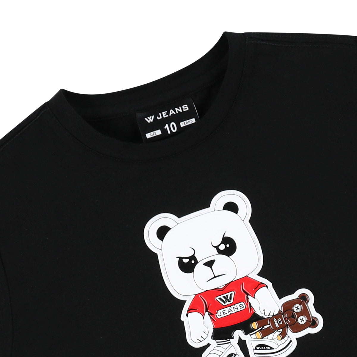 חולצת טי שרט W JEANS דובי מחזיק בובת דובי לילדים