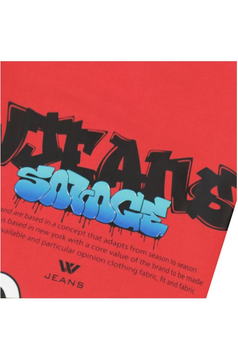 חולצת טי שרט W JEANS הדפס דובי לילדים