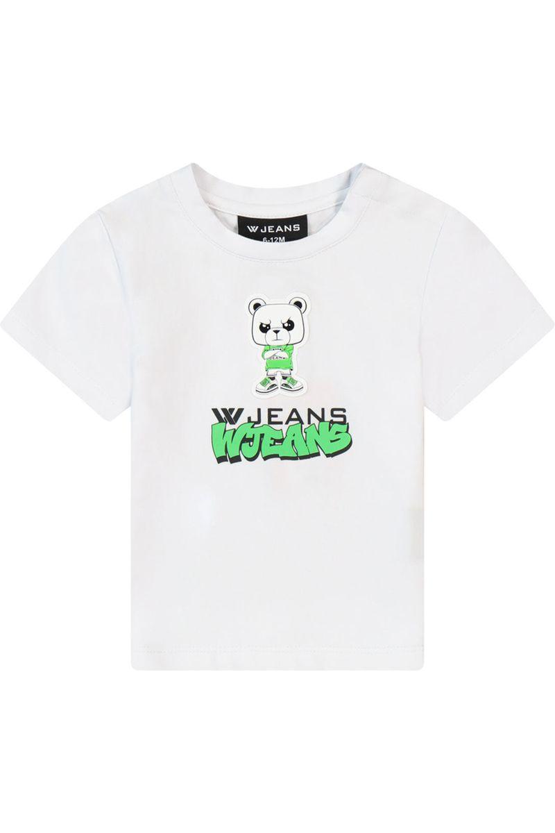 חולצת טי שרט W JEANS הדפס דובי לתינוקות
