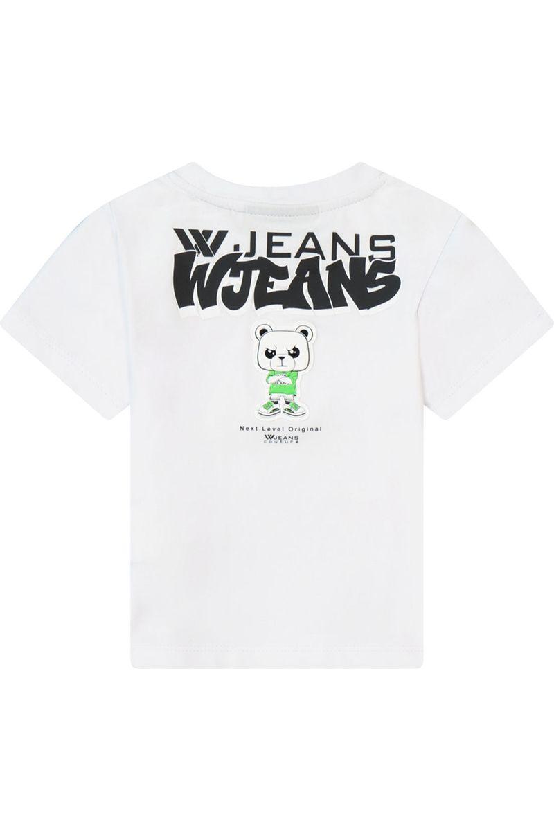 חולצת טי שרט W JEANS הדפס דובי לתינוקות