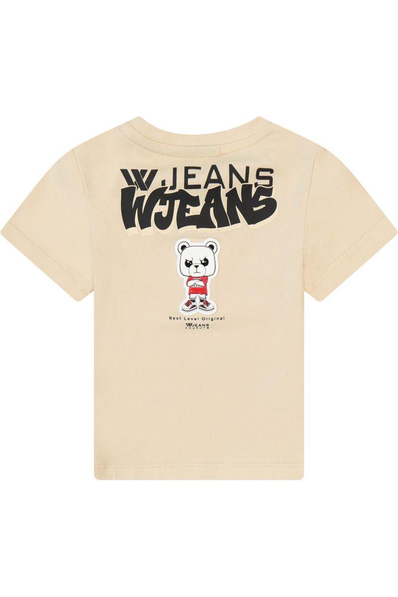 חולצת טי שרט W JEANS הדפס דובי לתינוקות