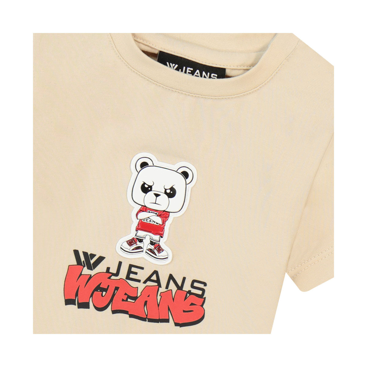 חולצת טי שרט W JEANS הדפס דובי לתינוקות