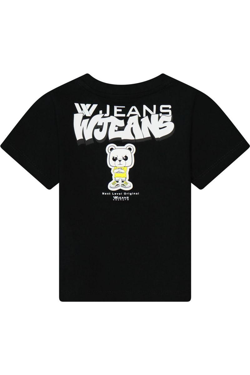 חולצת טי שרט W JEANS הדפס דובי לתינוקות