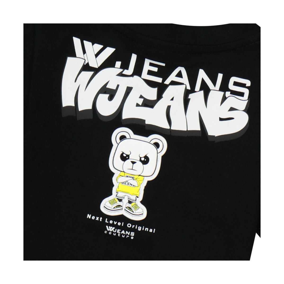 חולצת טי שרט W JEANS הדפס דובי לתינוקות