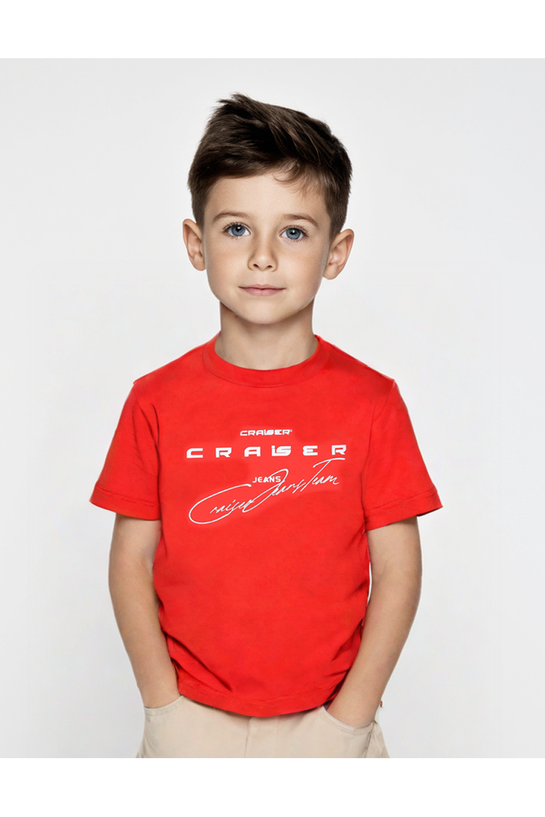 חולצת טישירט CRAISER כיתוב אחורי לילדים