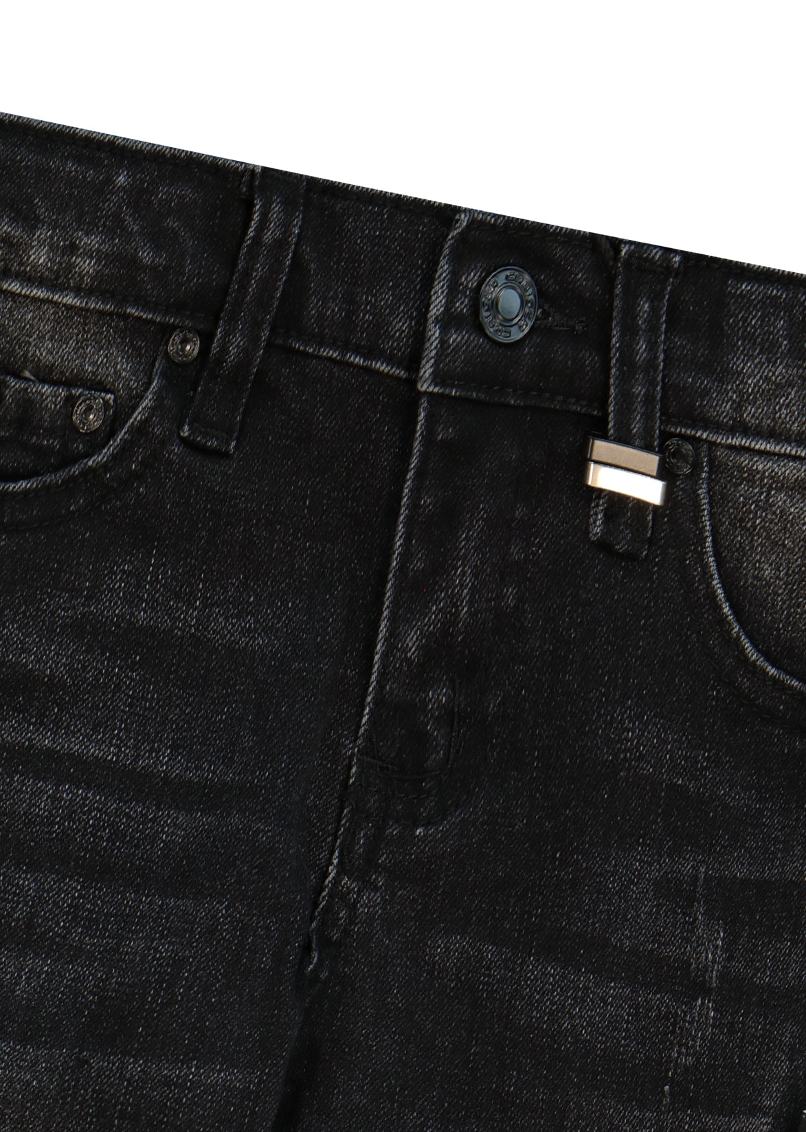 מכנסי ג'ינס CRAISER בשטיפה כהה ושפשופים עדינים לילדים