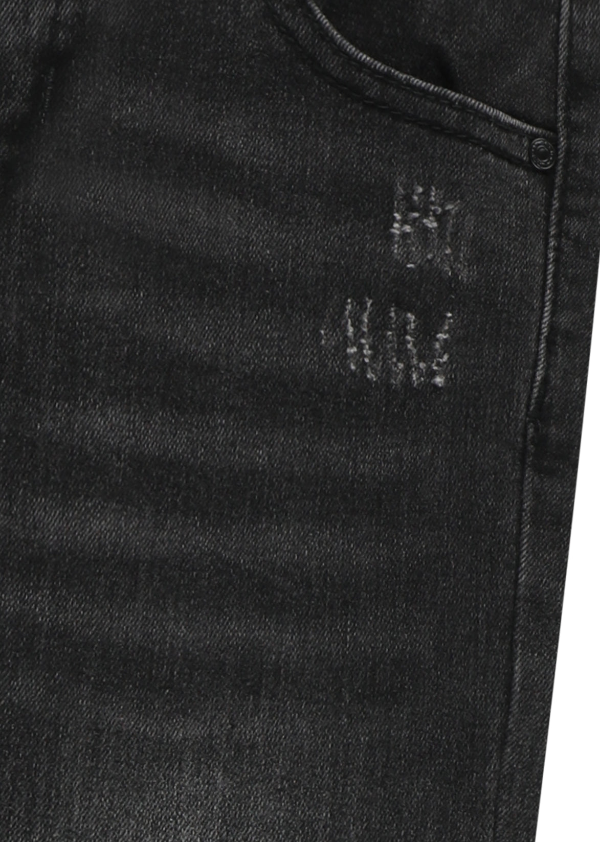 מכנסי ג'ינס CRAISER בעיצוב ממותג לילדים BLACK / 4Y