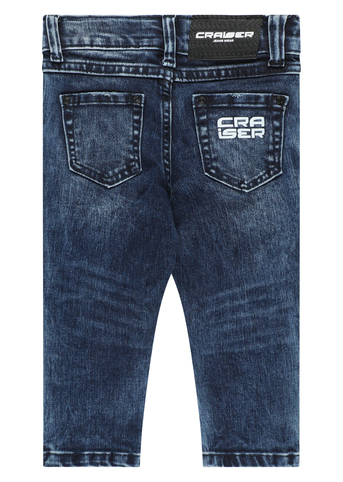 מכנסי ג'ינס CRAISER בעיצוב ממותג לתינוקות BLUE / 3-6M