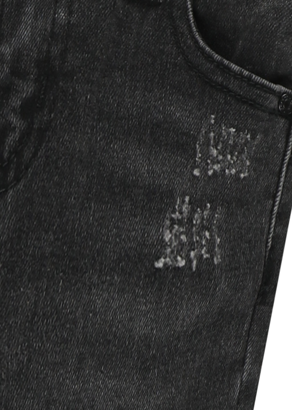 מכנסי ג'ינס CRAISER בעיצוב ממותג לתינוקות BLACK / 3-6M