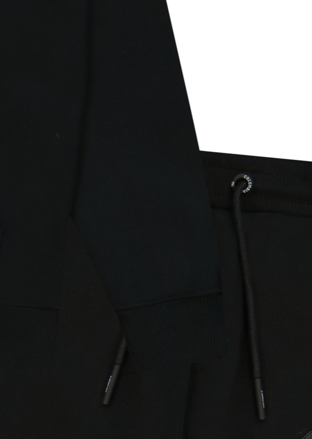 חליפת טרנינג COLUMBIA לוגו באמצע לילדים BLACK / 2Y