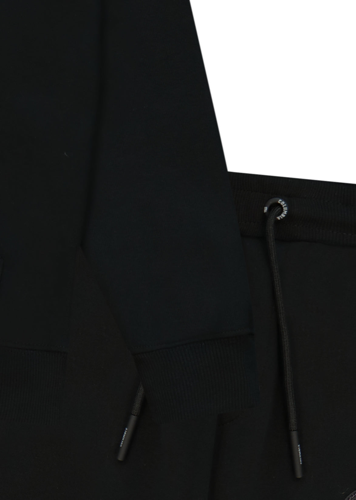 חליפת טרנינג COLUMBIA לוגו באמצע לילדים BLACK / 2Y