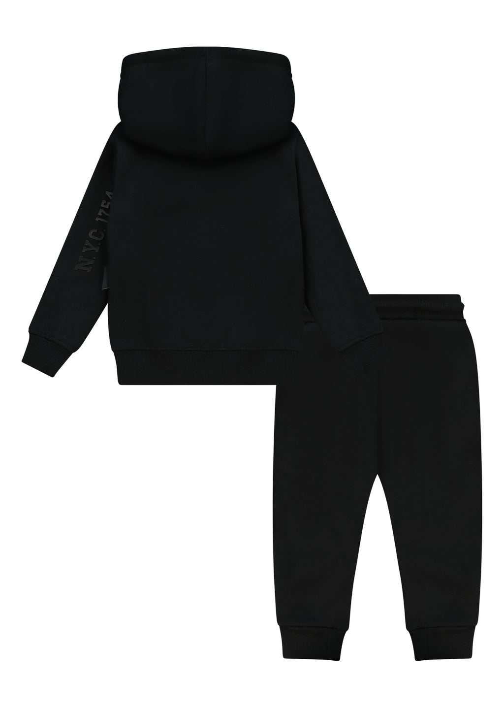 חליפת טרנינג COLUMBIA לוגו בצד לילדים BLACK / 2Y