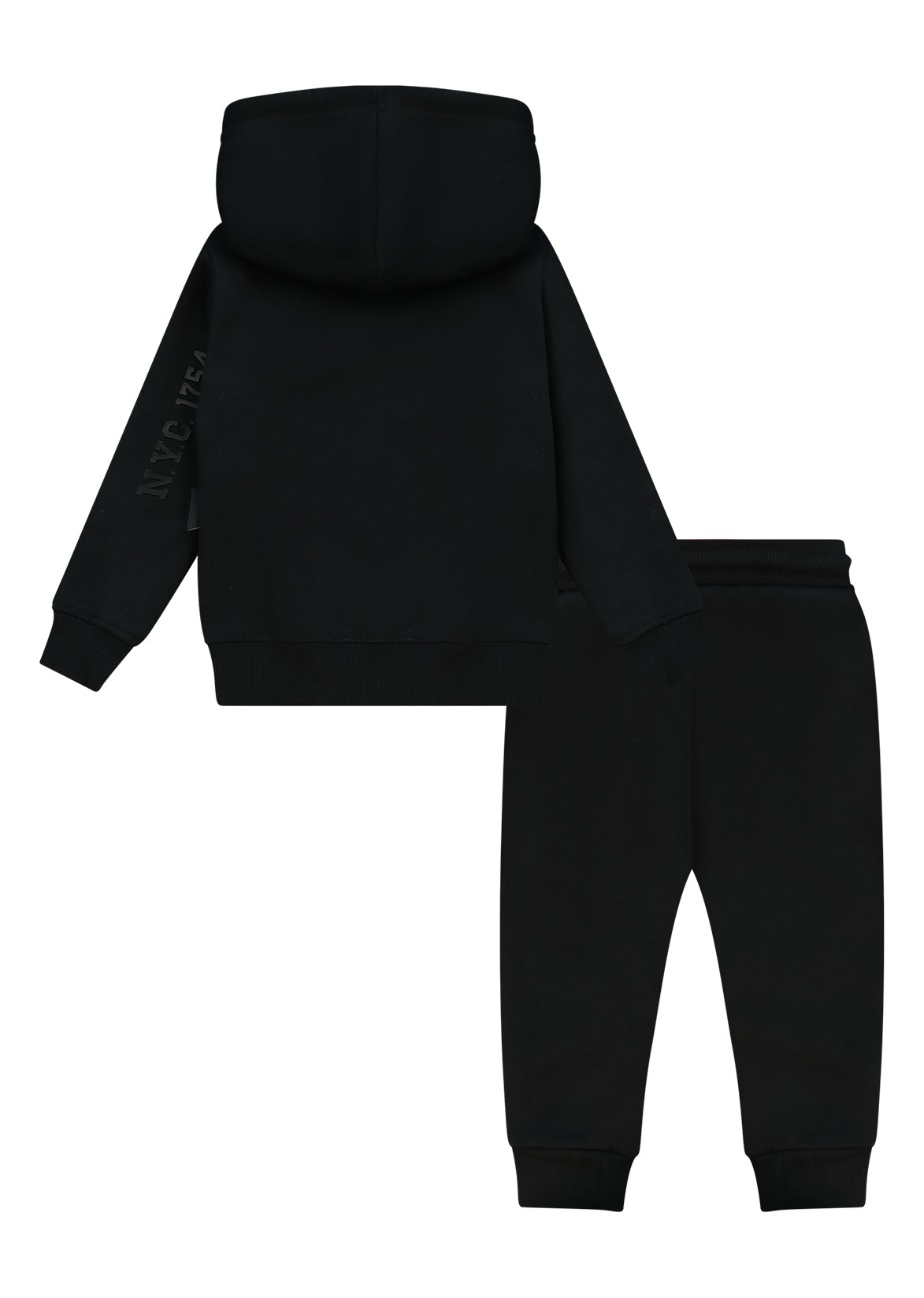חליפת טרנינג COLUMBIA לוגו בצד לילדים BLACK / 2Y