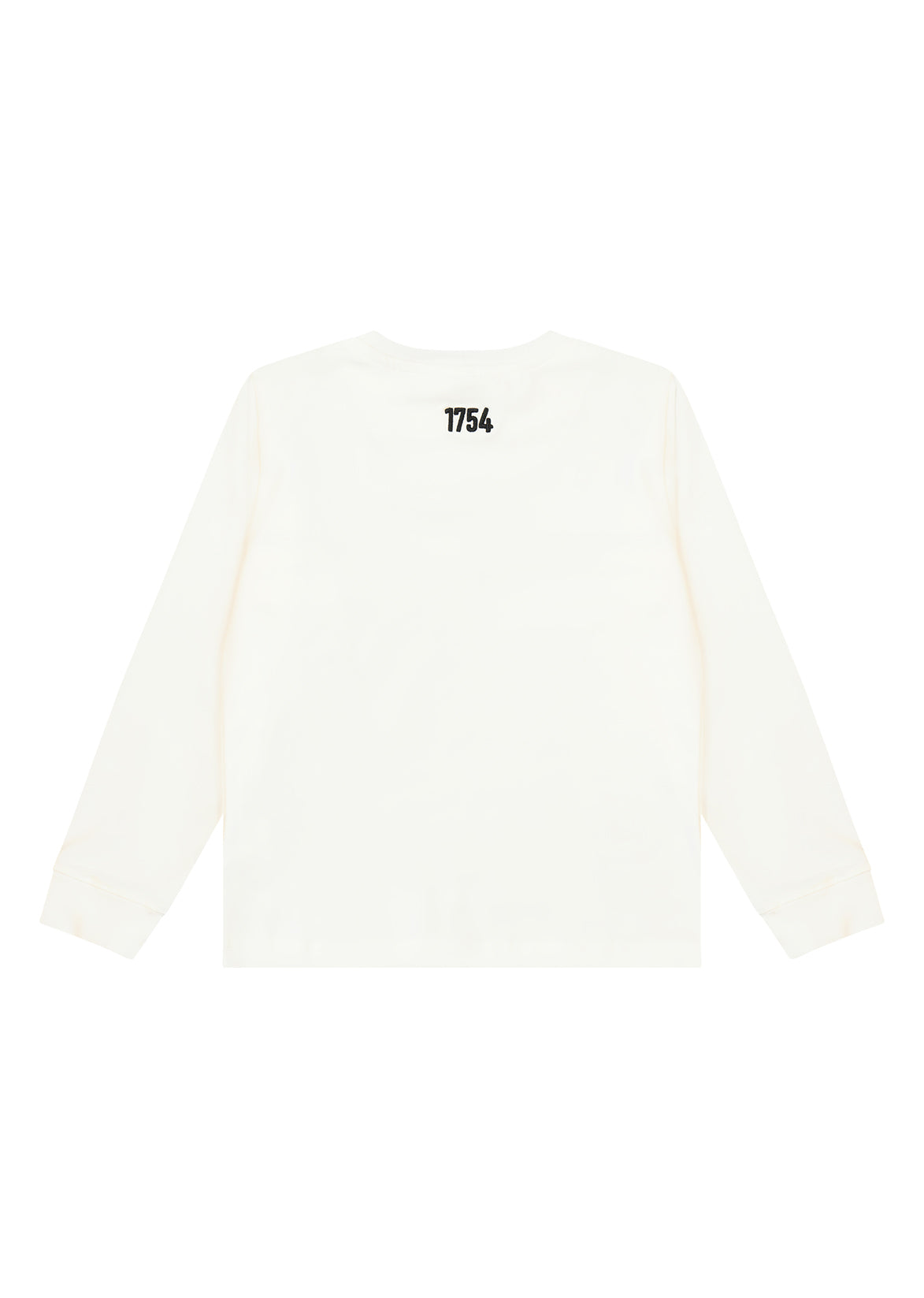 חולצת טישירט COLUMBIA לוגו מותג בצד לילדים WHITE / 2Y