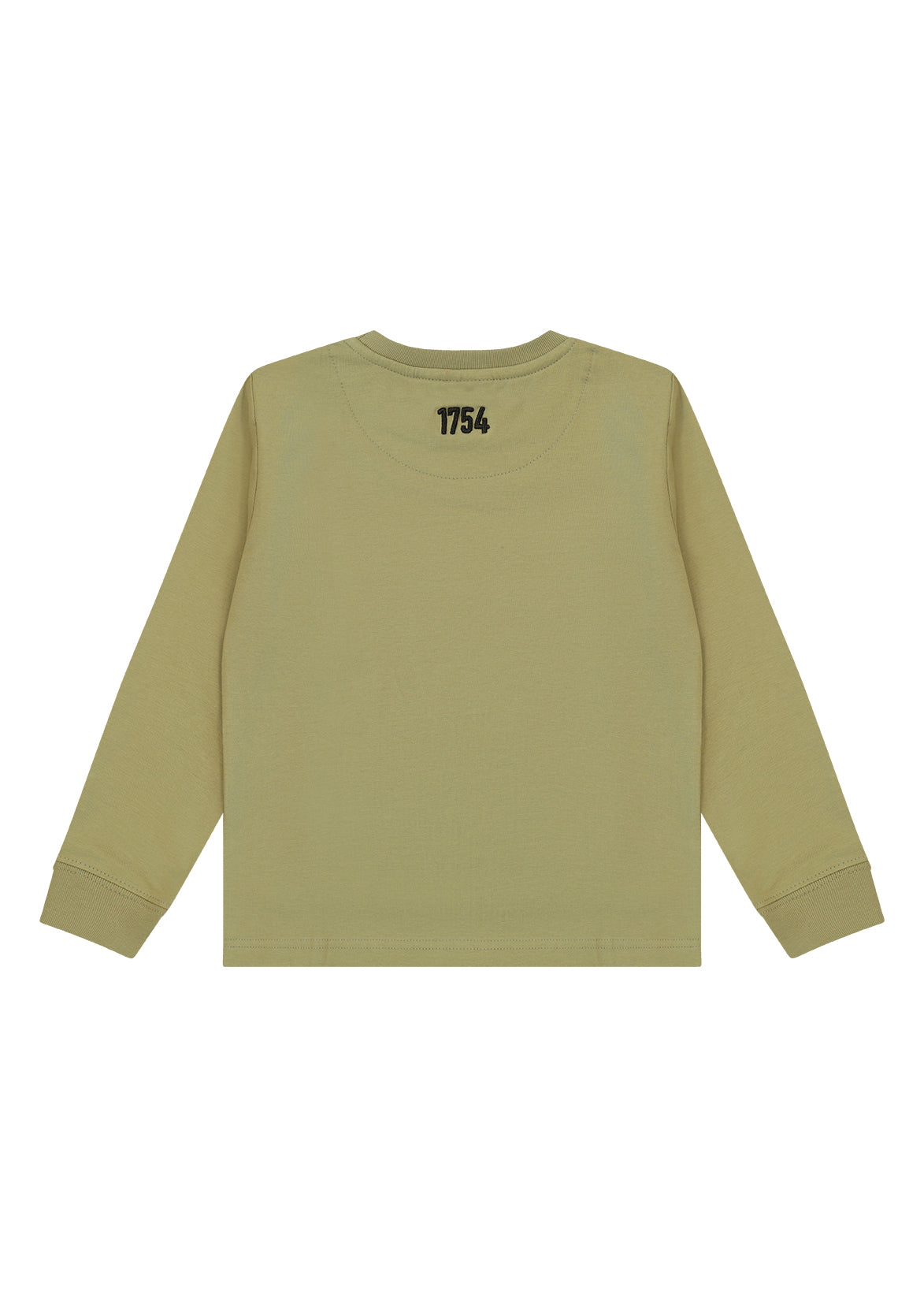 חולצת טישירט COLUMBIA לוגו מותג בצד לילדים BEIGE / 2Y
