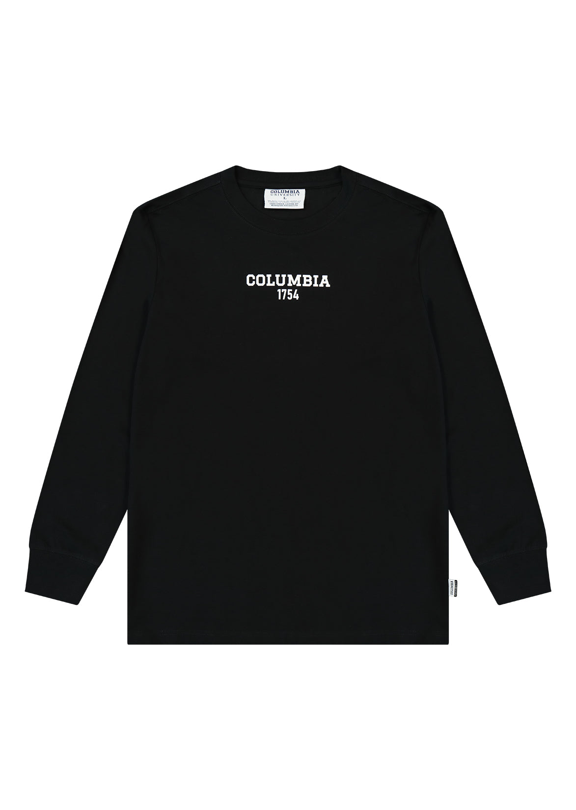 חולצת טישירט COLUMBIA לוגו מותג בגב לילדים BLACK / 2Y