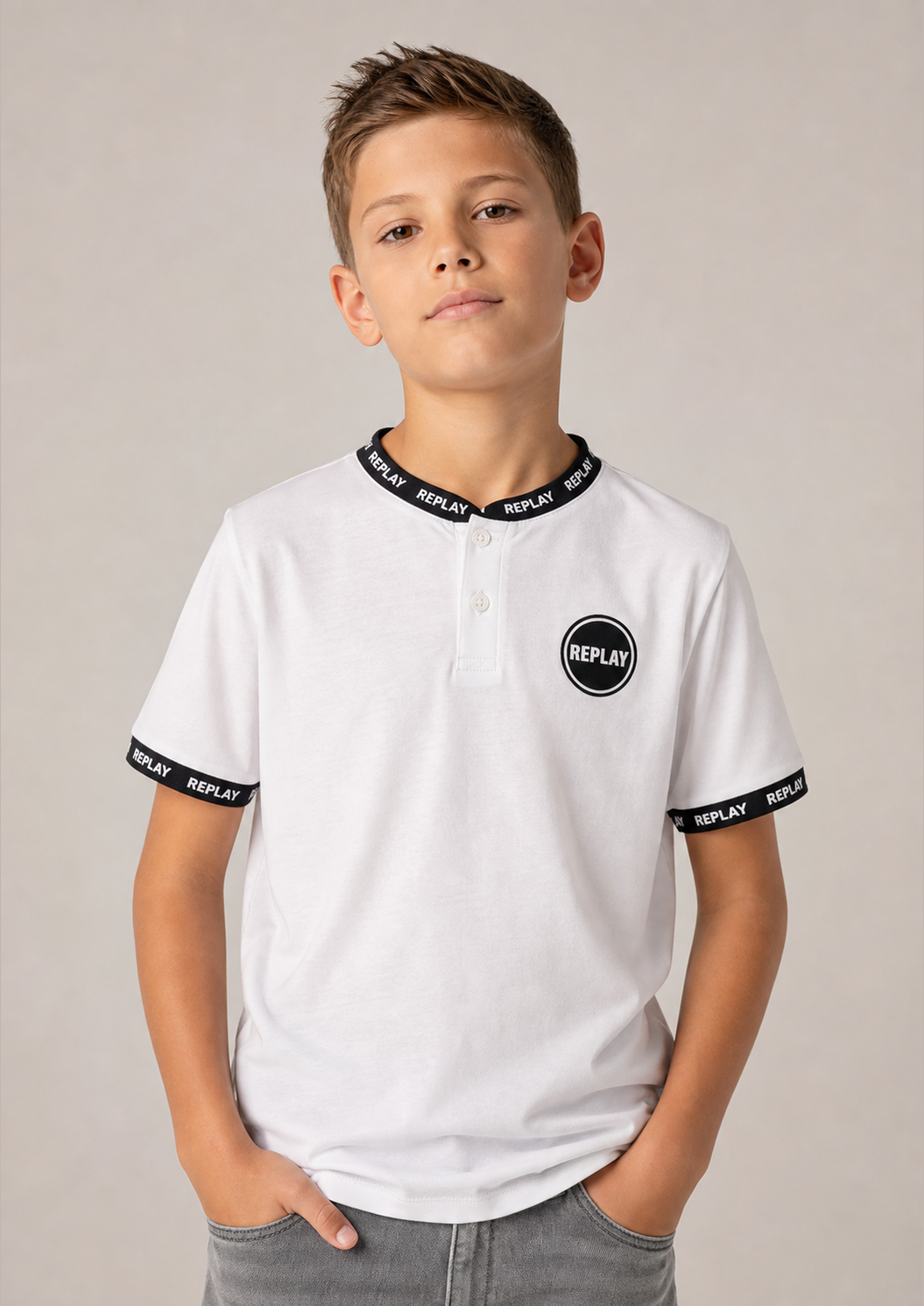 Replay boys tee front