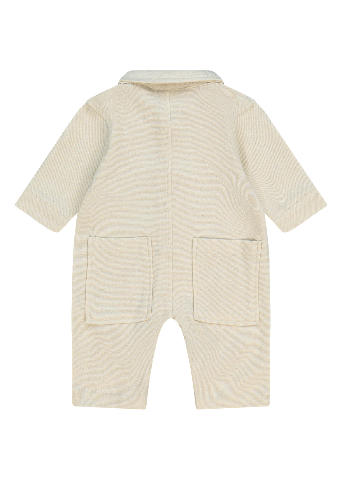 אוברול NB BOSS לוגו ריבוע בצד קטן לתינוקות Yellow / 01M