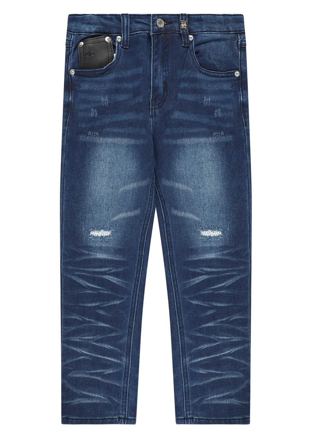 מכנסי גינס LEVOSE ג'ינס ווש מגוון לילדים BLUE / 2Y