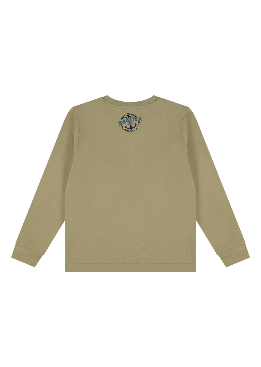 חולצת טישרט NAUTICA בעיצוב ממותג לילדים BROWN / 2Y