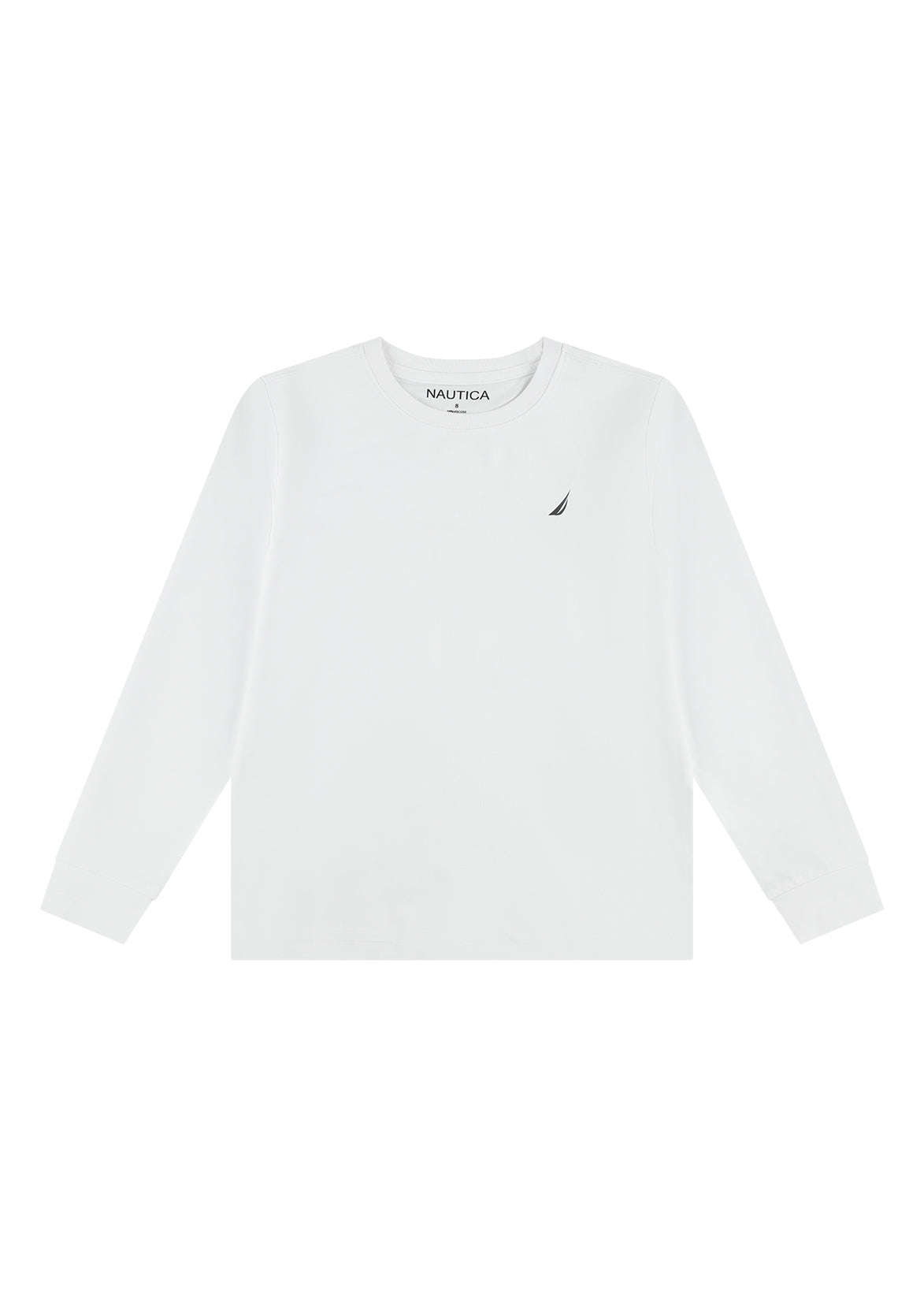 חולצת טישרט NAUTICA בעיצוב קלאסי לילדים WHITE / 2Y