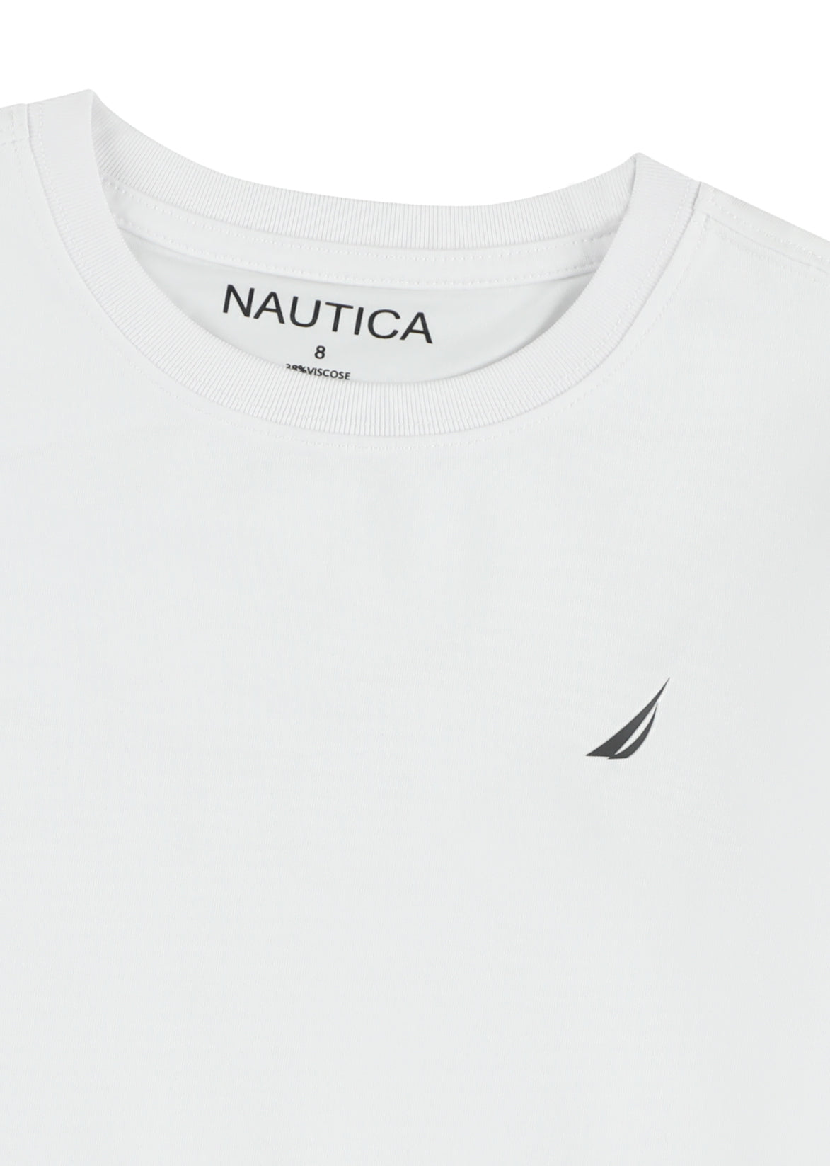 חולצת טישרט NAUTICA בעיצוב קלאסי לילדים WHITE / 2Y