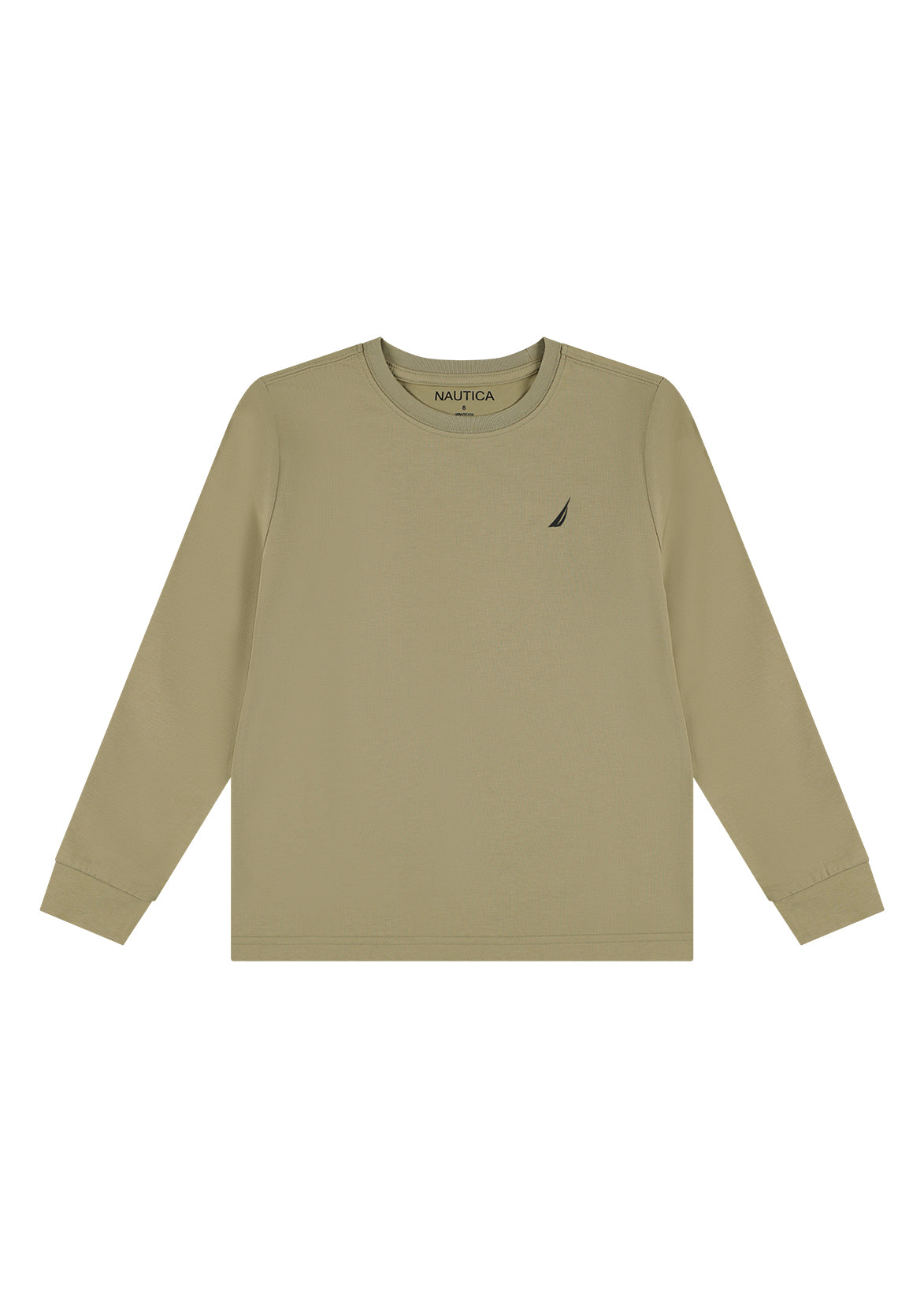 חולצת טישרט NAUTICA בעיצוב קלאסי לילדים BROWN / 2Y