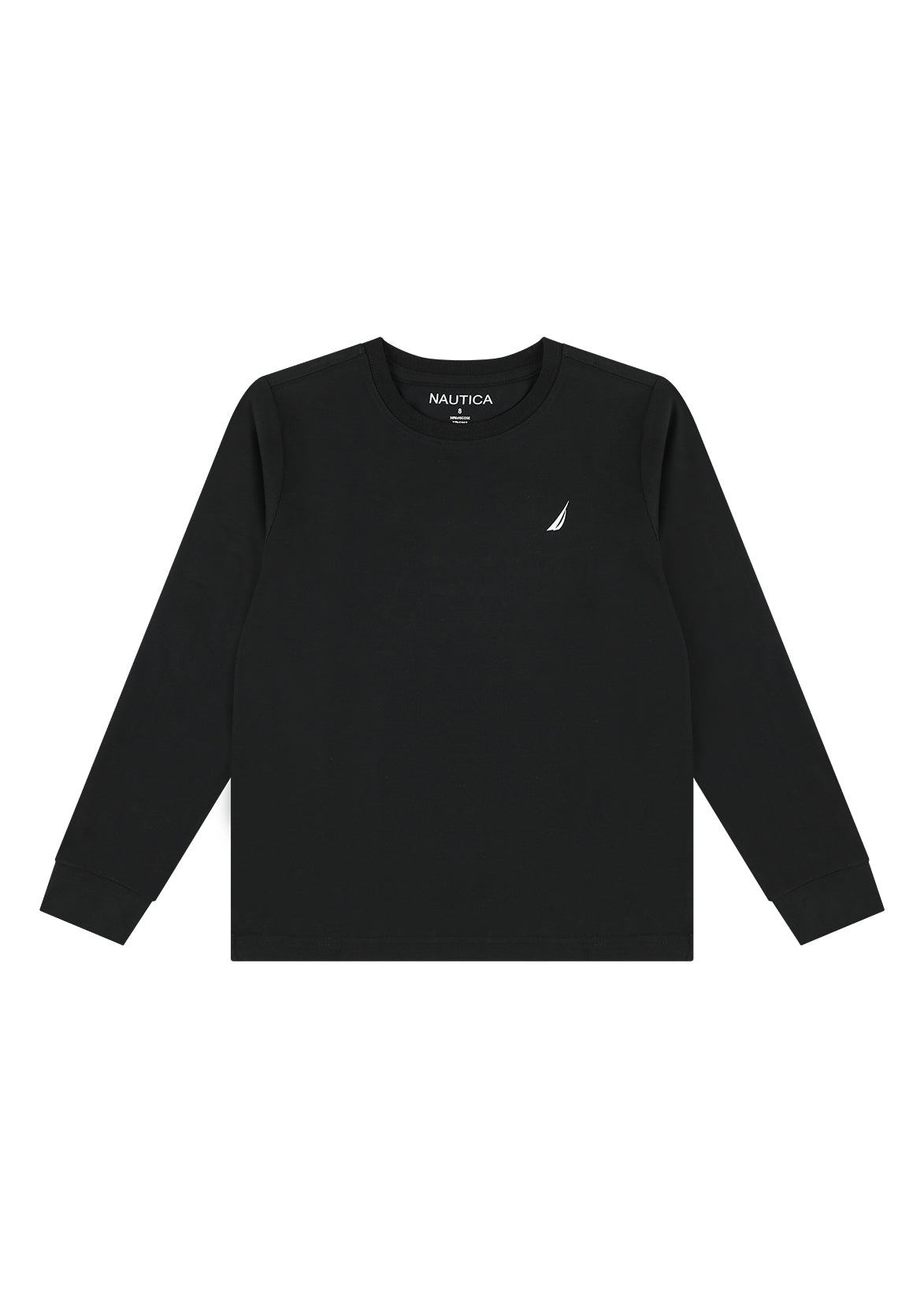 חולצת טישרט NAUTICA בעיצוב קלאסי לילדים BLACK / 2Y
