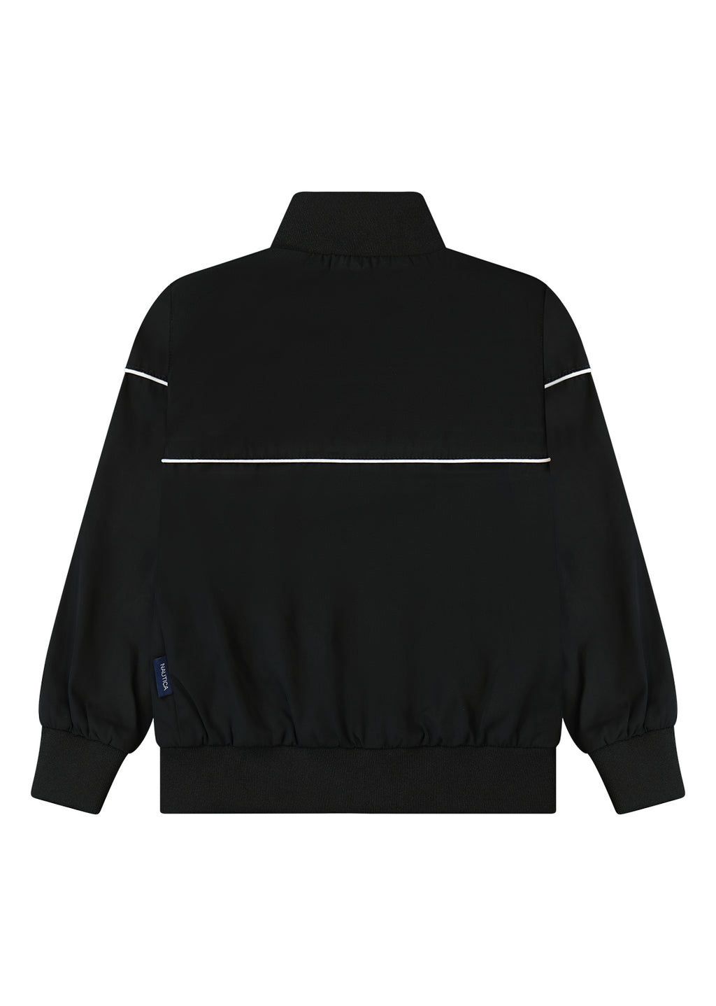 מעיל פוך NAUTICA לוגו מותג בצד לילדים BLACK / 2Y