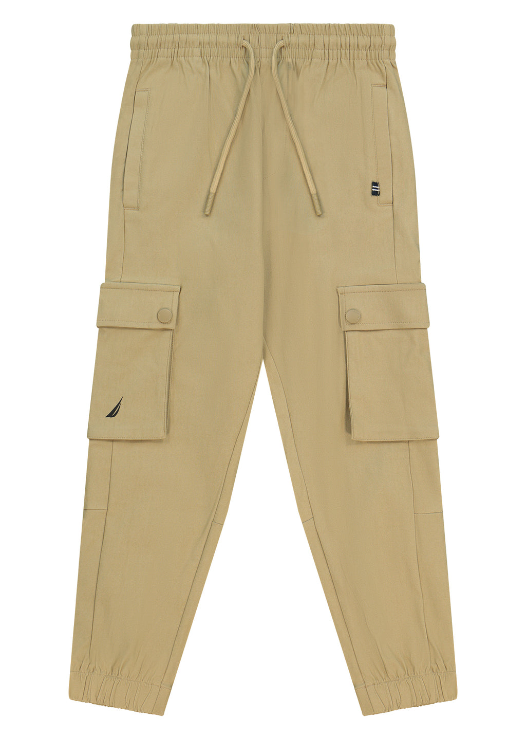 מכנסי דגמ"ח NAUTICA בנגיעות מיתוג לילדים BROWN / 2Y