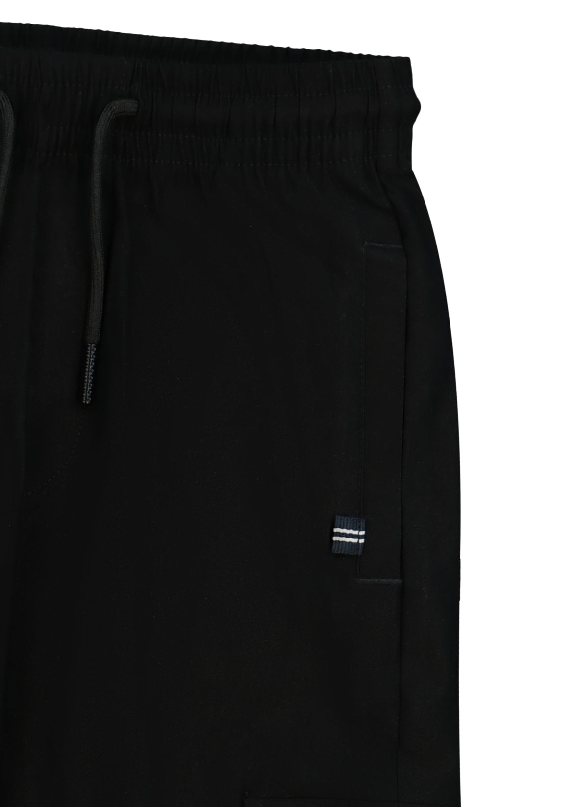 מכנסי דגמ"ח NAUTICA בנגיעות מיתוג לילדים BLACK / 2Y