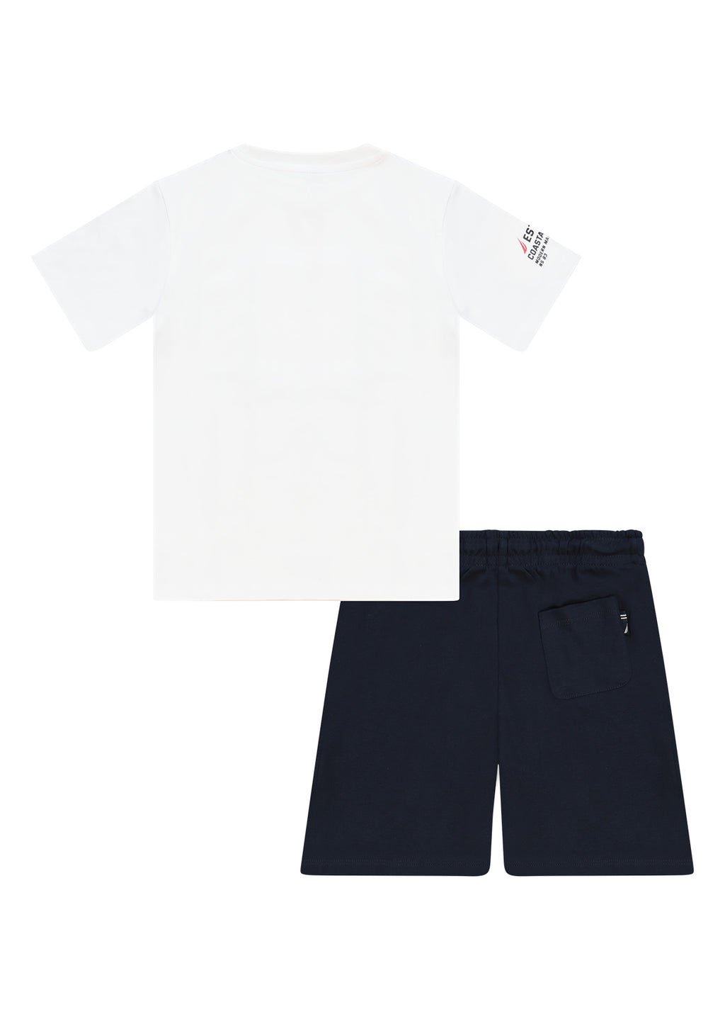 חליפת טריקו NAUTICA בלוגו N גדול לילדים WHITE / 2Y
