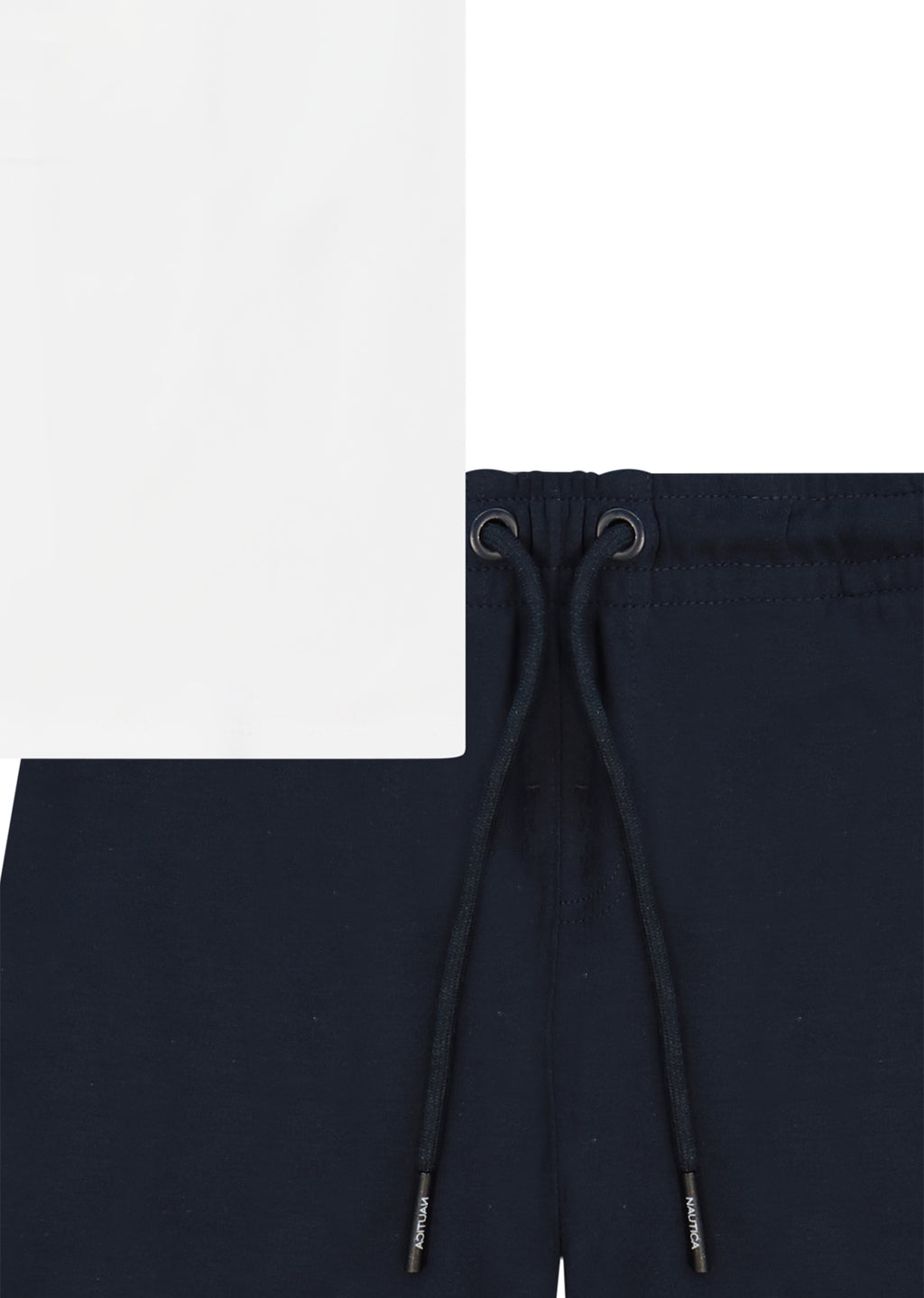 חליפת טריקו NAUTICA בלוגו N גדול לילדים WHITE / 2Y