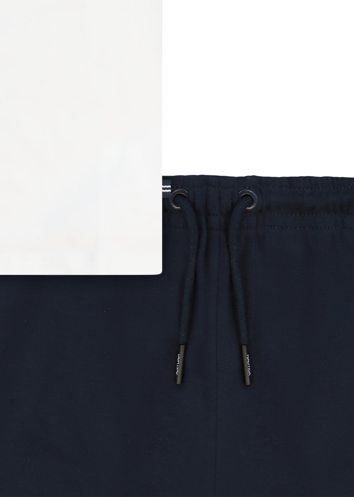 חליפת טריקו NAUTICA בדפוס פסים גרפי לילדים BLUE / 2Y