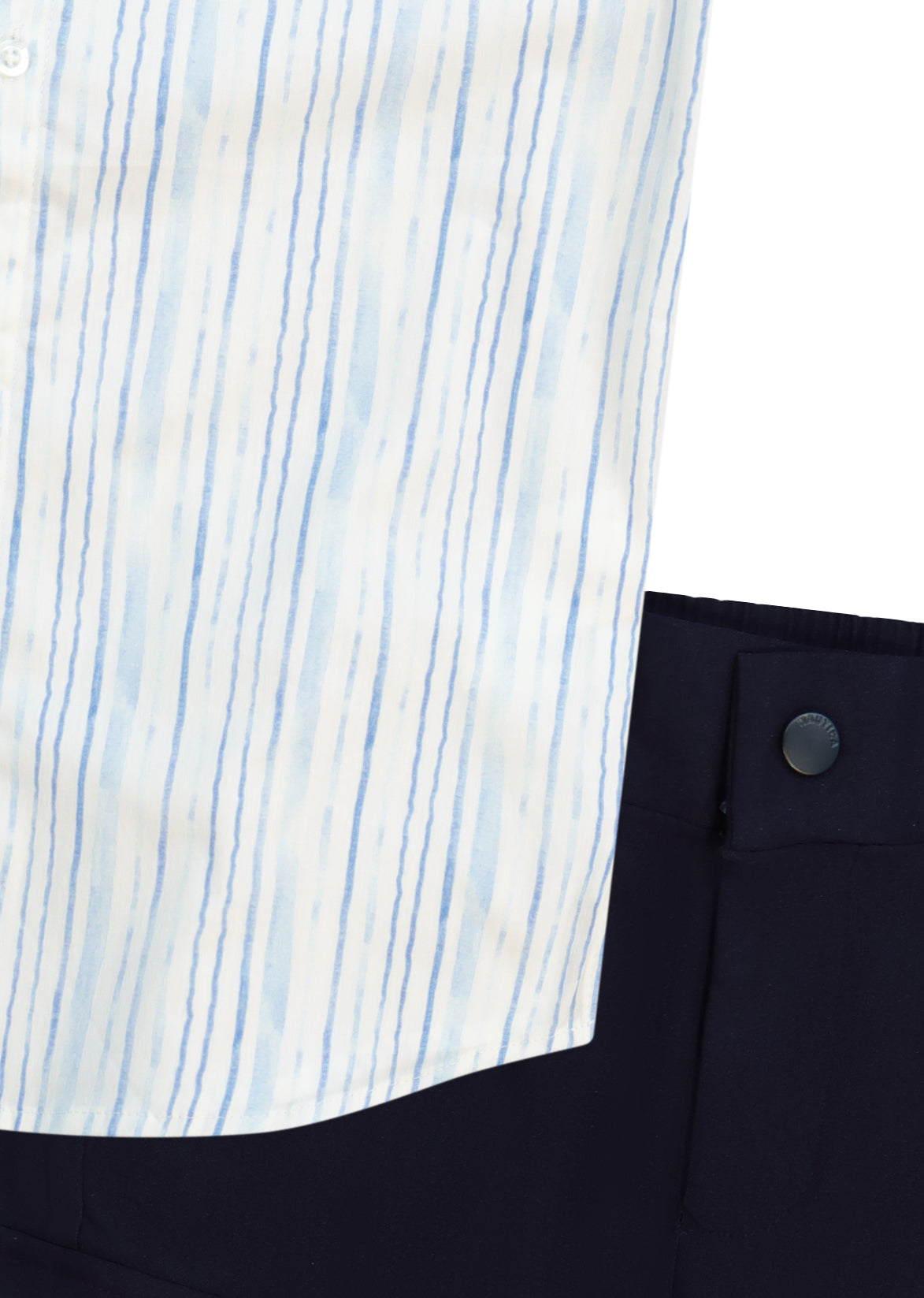 חליפת טריקו NAUTICA בדפוס ניווט קדמי לילדים BLUE / 2Y