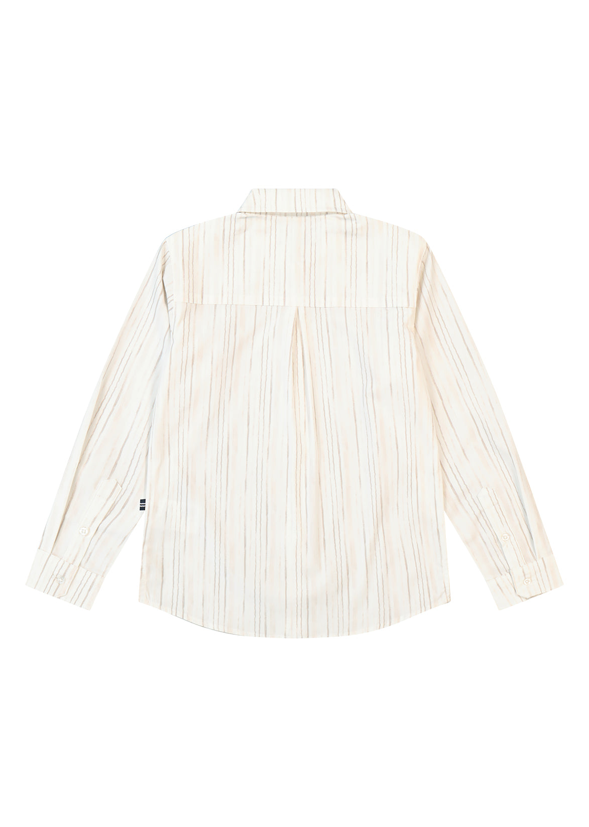 חולצה מכופתרת NAUTICA בדוגמת פסים לילדים BEIGE / 2Y