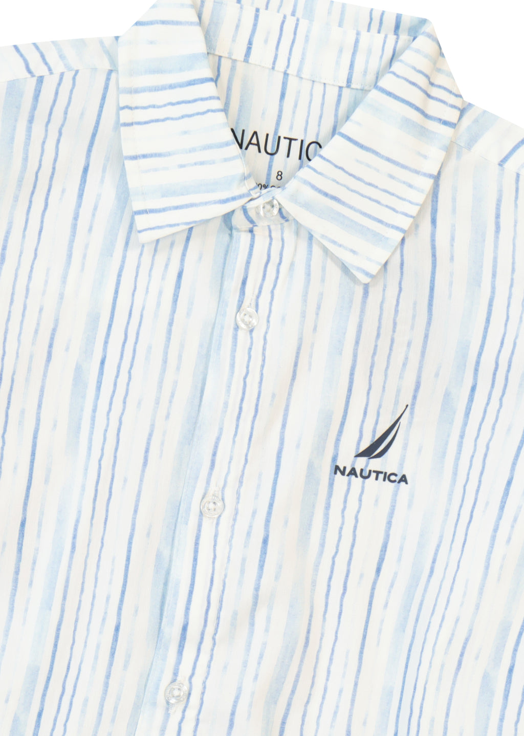 חולצה מכופתרת NAUTICA בדוגמת פסים לילדים BLUE / 2Y