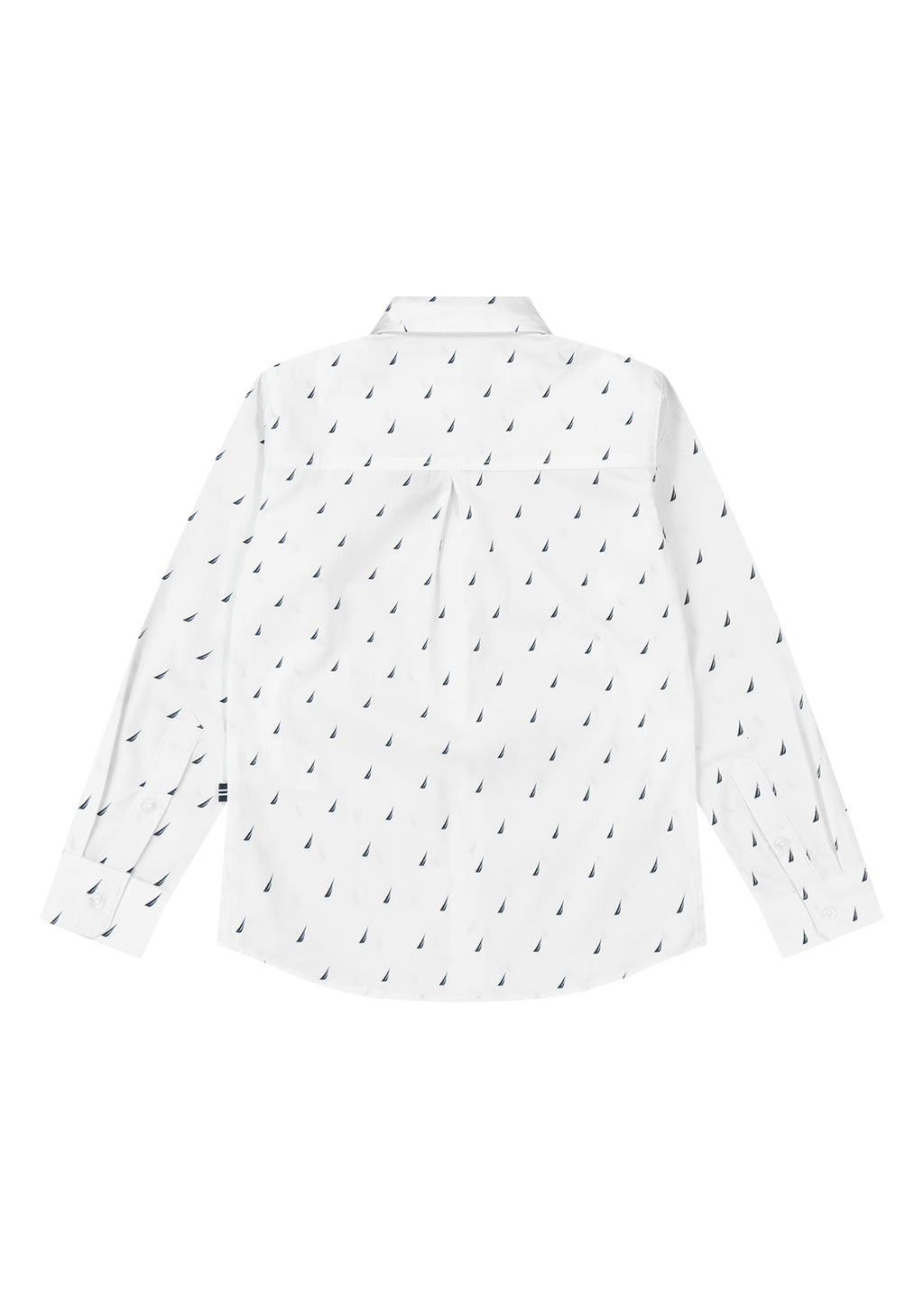 חולצה מכופתרת NAUTICA בדוגמת סמלים ימיים לילדים WHITE / 2Y