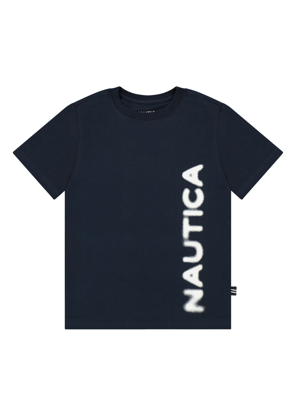 חולצת טישרט NAUTICA בלוגו צד גדול לילדים BLUE / 2Y