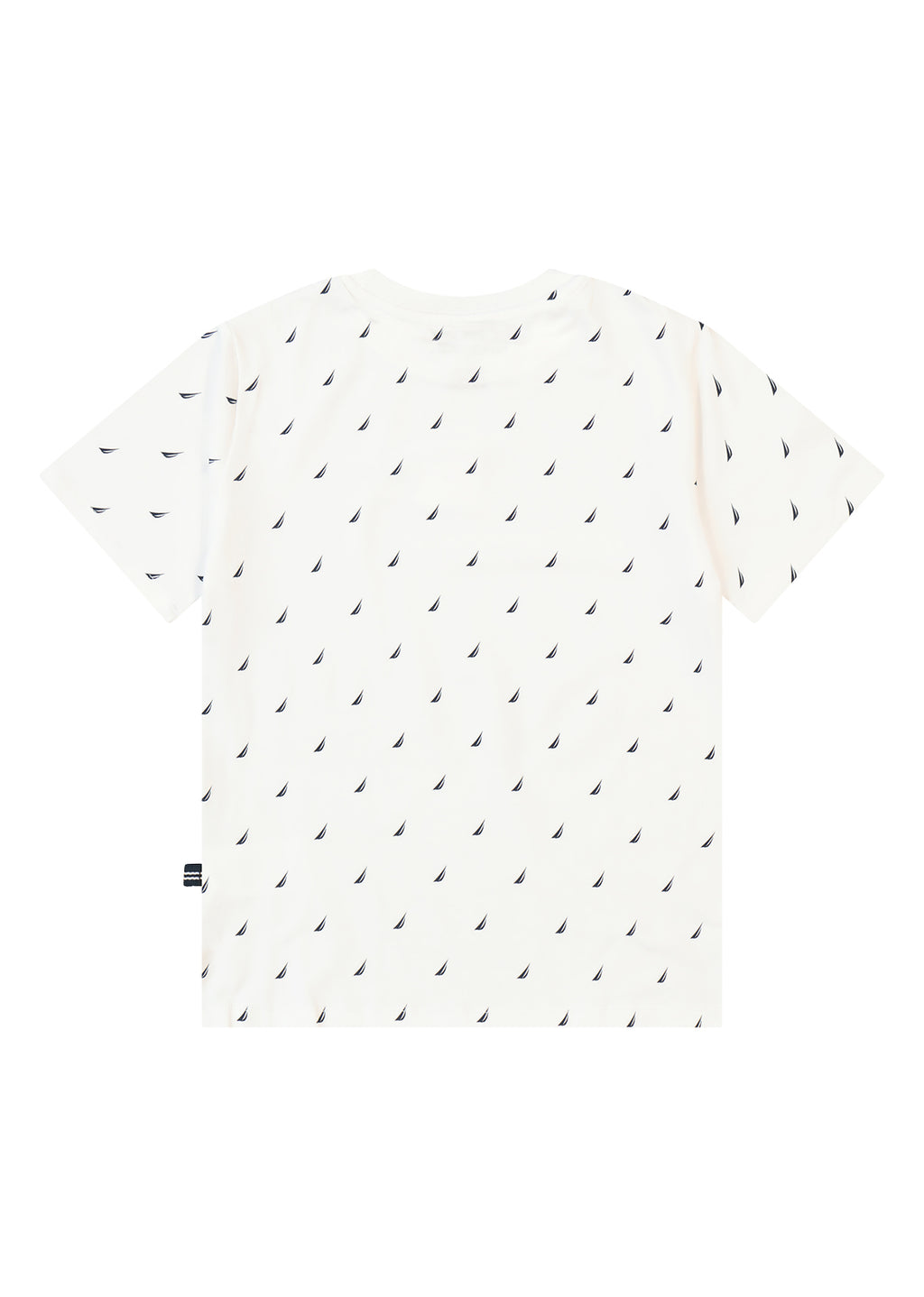 חולצת טישרט NAUTICA בדוגמת עוגנים לילדים WHITE / 2Y
