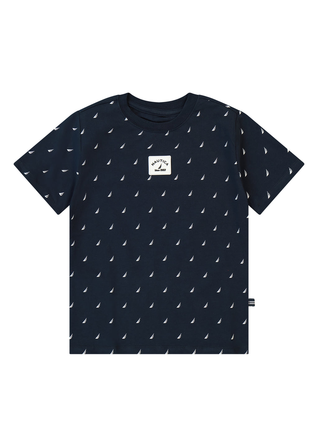 חולצת טישרט NAUTICA בדוגמת עוגנים לילדים BLUE / 2Y