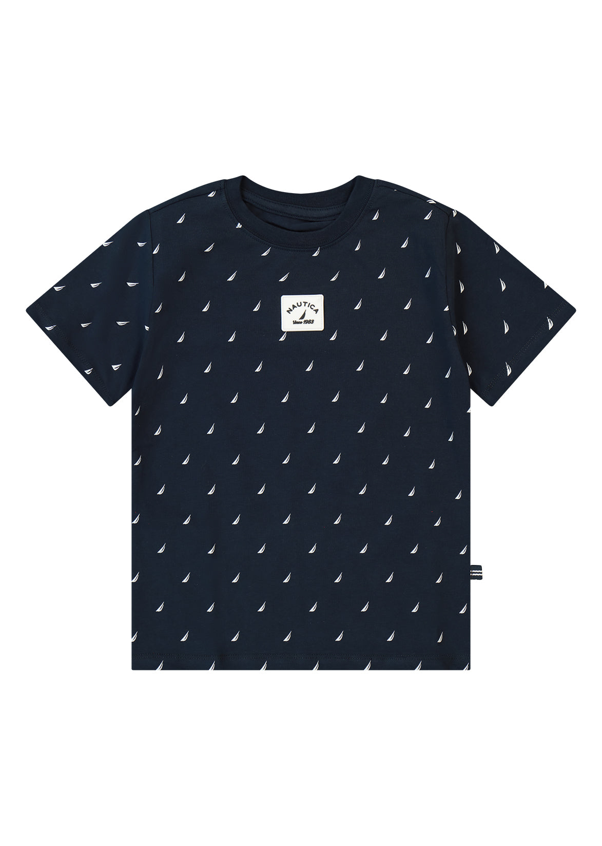 חולצת טישרט NAUTICA בדוגמת עוגנים לילדים BLUE / 2Y