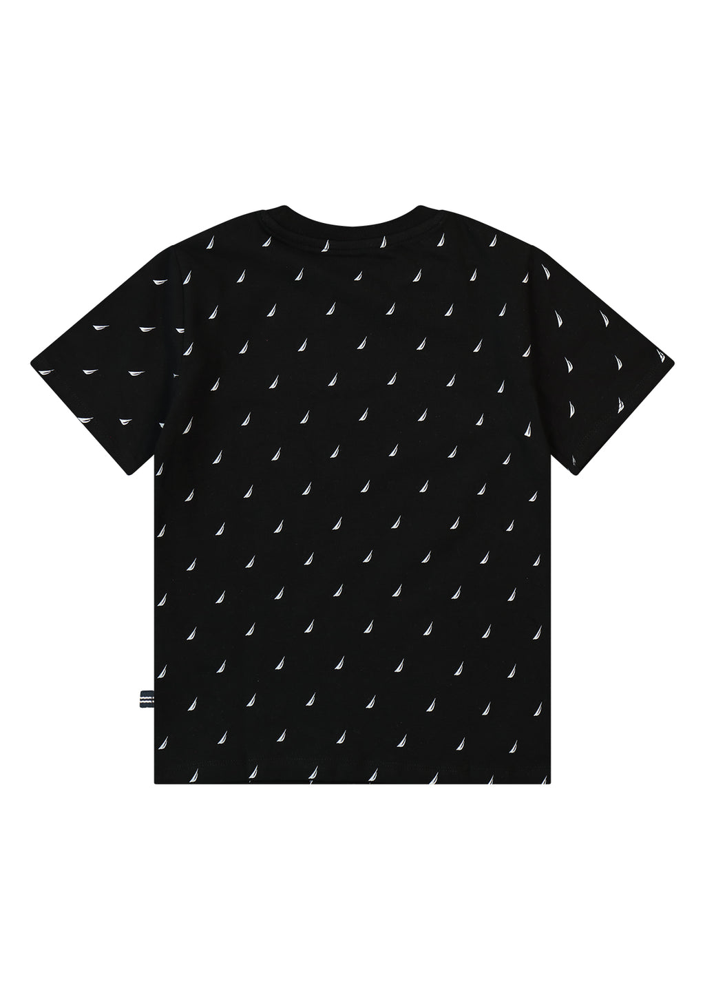 חולצת טישרט NAUTICA בדוגמת עוגנים לילדים BLACK / 2Y