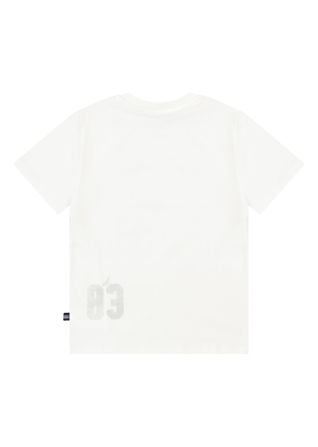 חולצת טישרט NAUTICA בדפוס ניווט גרפי לילדים WHITE / 2Y