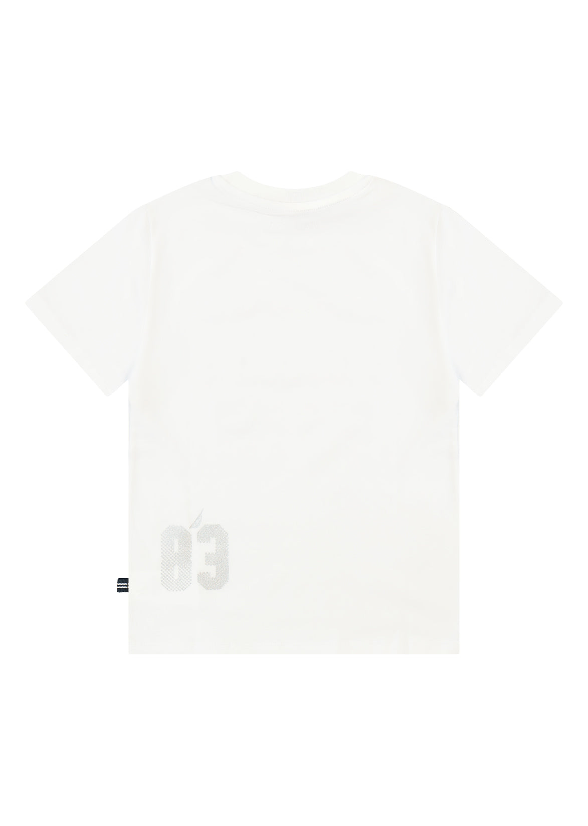 חולצת טישרט NAUTICA בדפוס ניווט גרפי לילדים WHITE / 2Y
