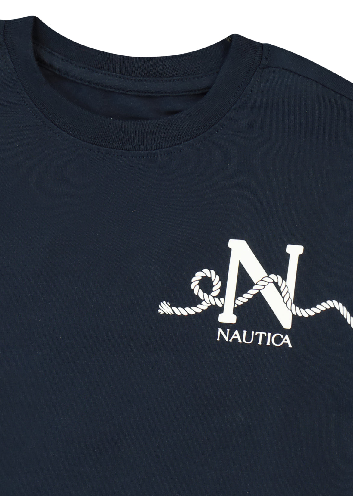 חולצת טישרט NAUTICA בלוגו N גדול לילדים BLUE / 2Y