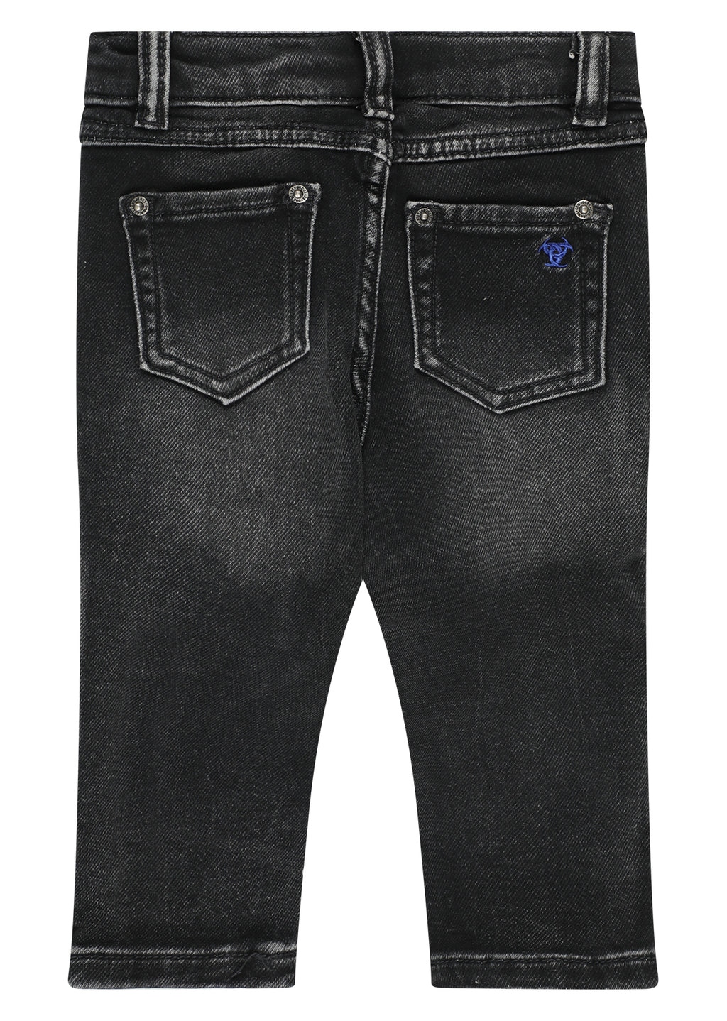 מכנסי ג'ינס ORO בעיצוב ממותג לתינוקות Gray / 3-6M