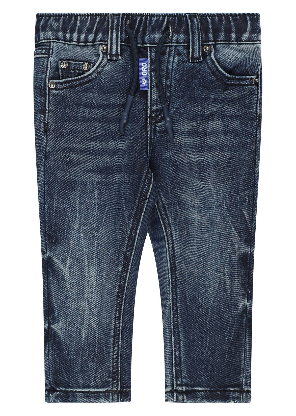 מכנסי ג'ינס ORO במראה יומיומי לתינוקות BLUE / 3-6M