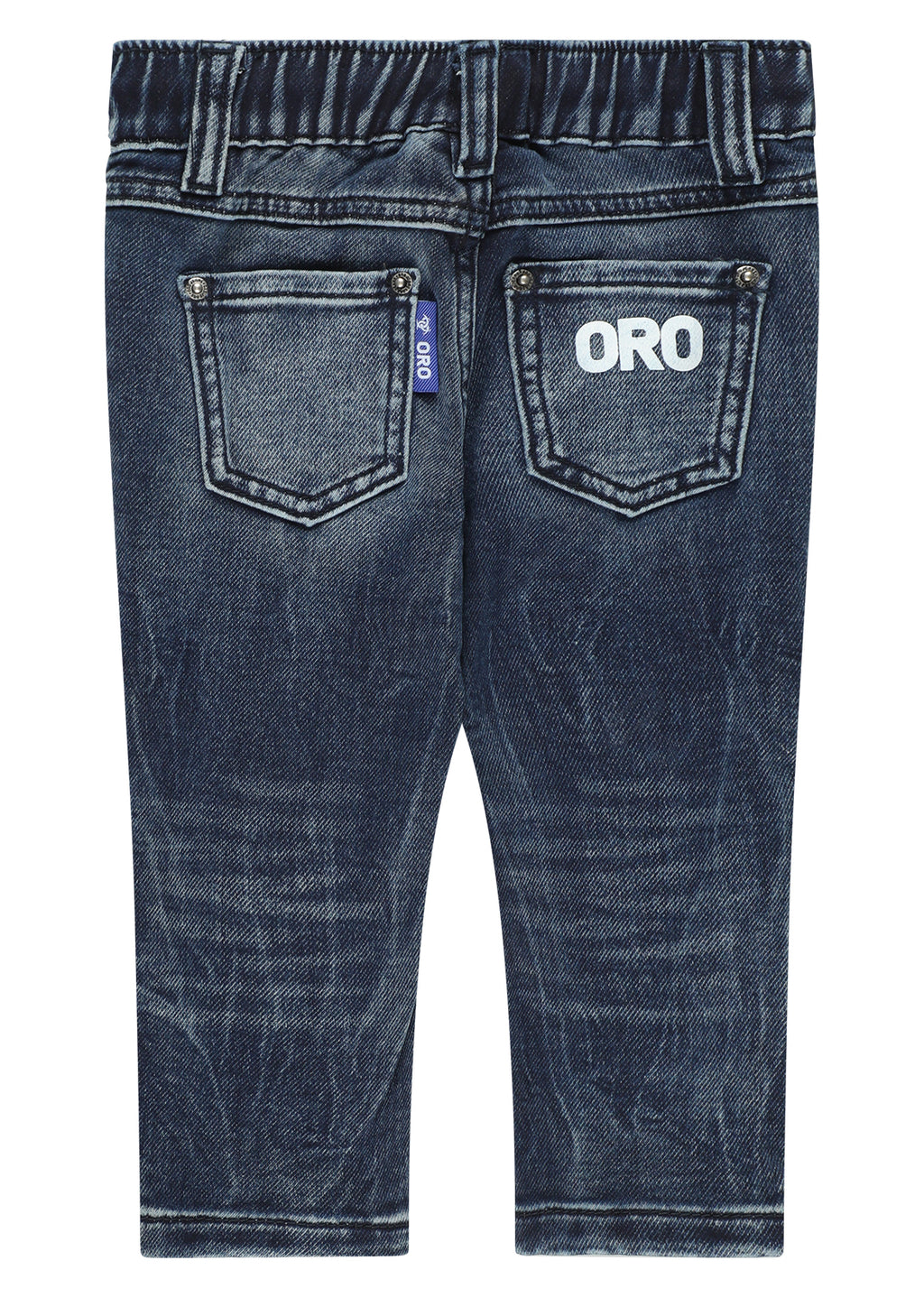 מכנסי ג'ינס ORO במראה יומיומי לתינוקות BLUE / 3-6M